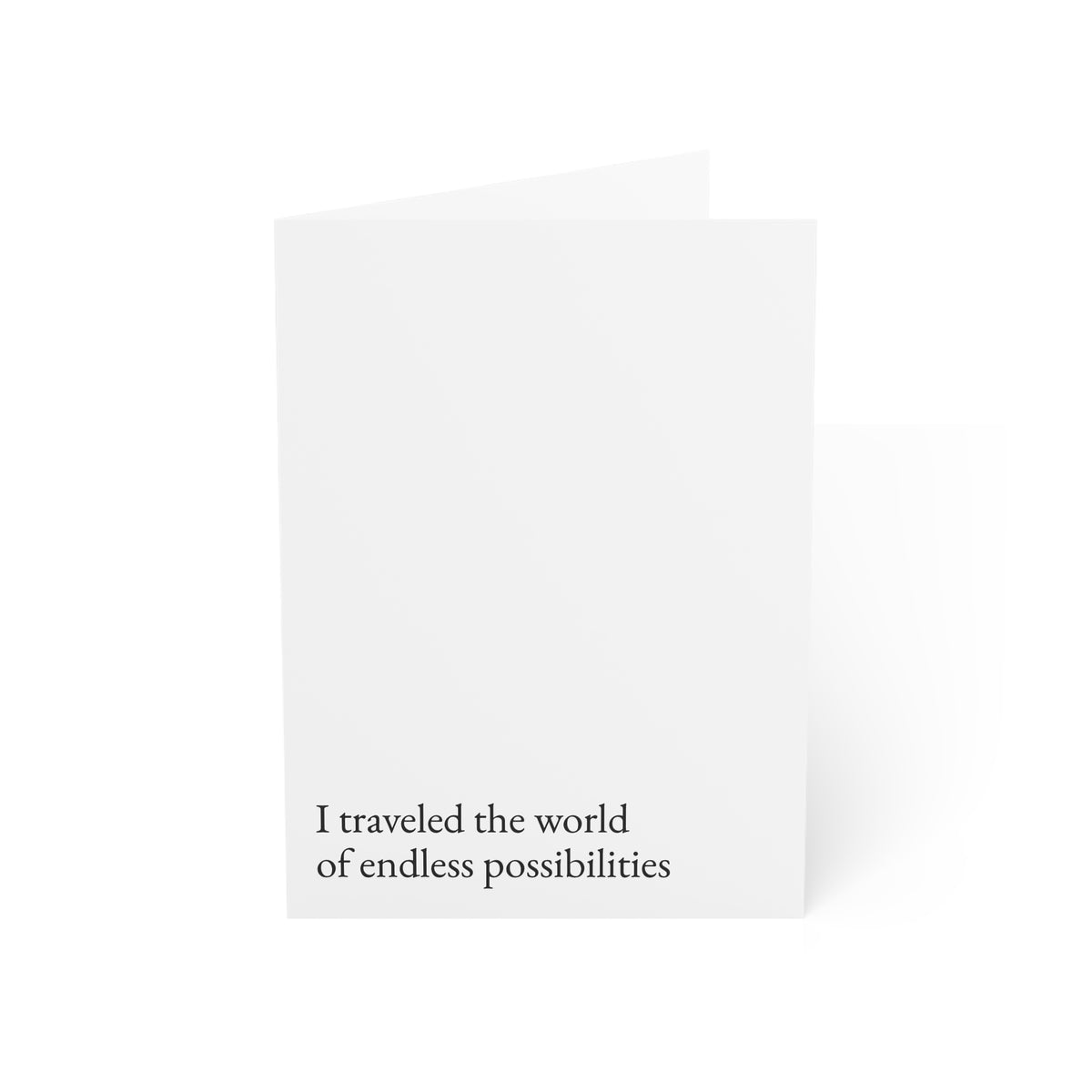 I traveled the world Greeting Card