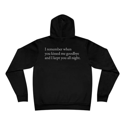 Goodbye Kiss Hooded Sweatshirt (Bella + Canvas, Softer Fit)